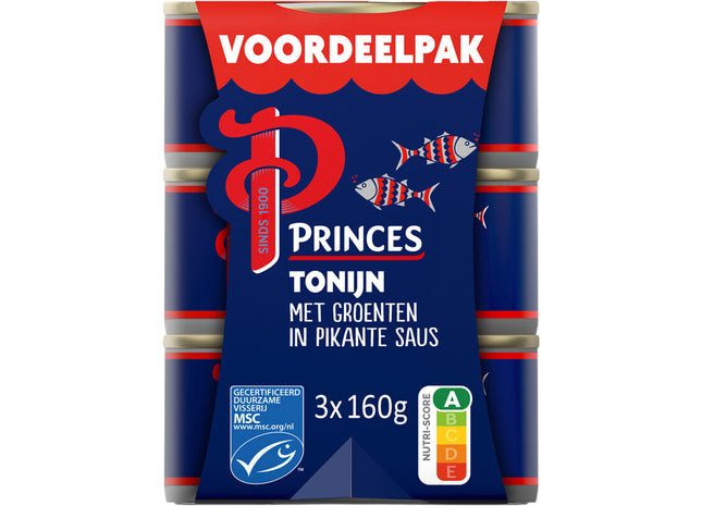 Princes Thunfischstücke gemüsescharf im Vorteilspack