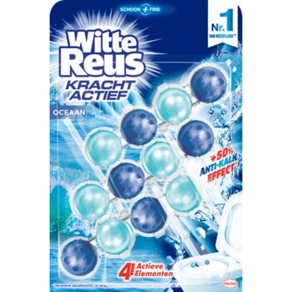 White Giant Toilet Block power active ocean