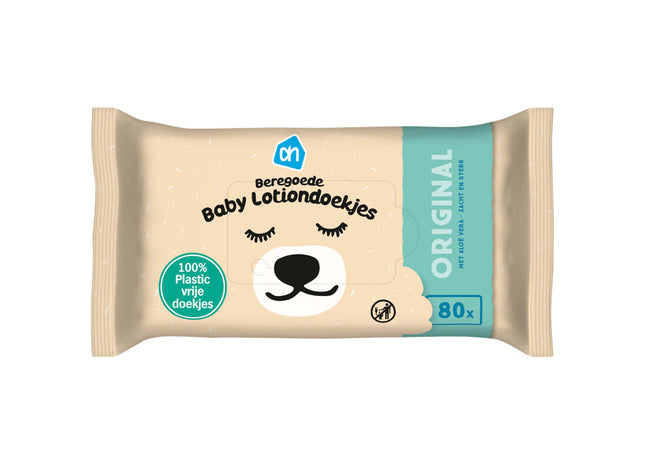 Beregoede baby lotiondoekjes