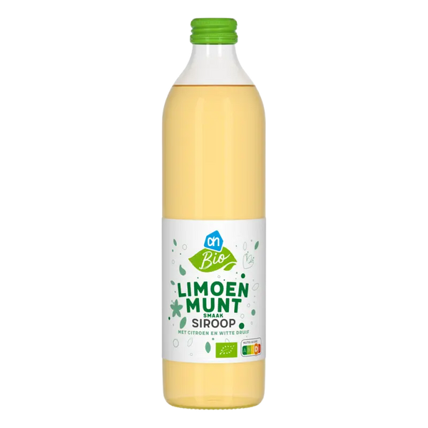 Biologisch Limoen munt siroop