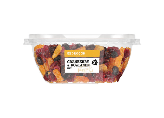 Cranberry & rozijnen mix gedroogd