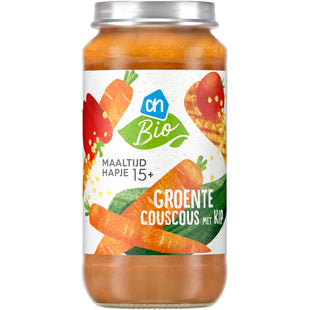 Biologisch Maaltijdhapje groente couscous kip 15+