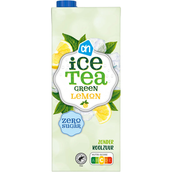 Green lemon iced tea zero without carbonation