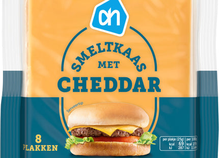 Schmelzkäse mit Cheddarscheiben