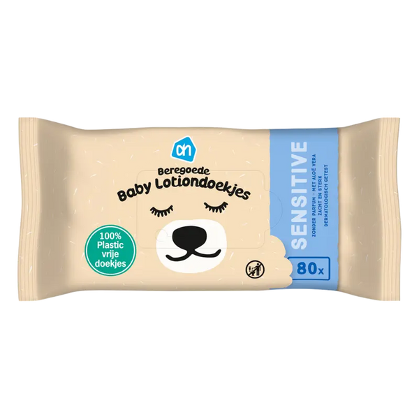 Beregoede baby lotiondoekjes sensitive