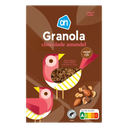 Granola chocolate flavor almond