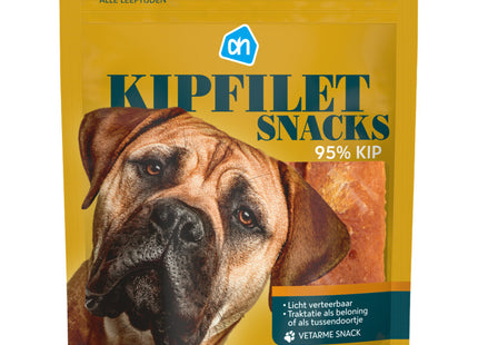 Kipfiletsnack voor grote honden