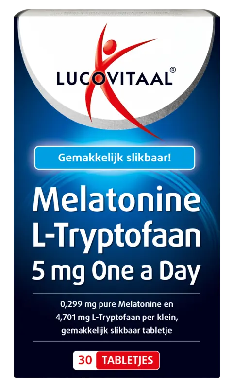 Lucovitaal Melatonine l-tryptofaan tabletten