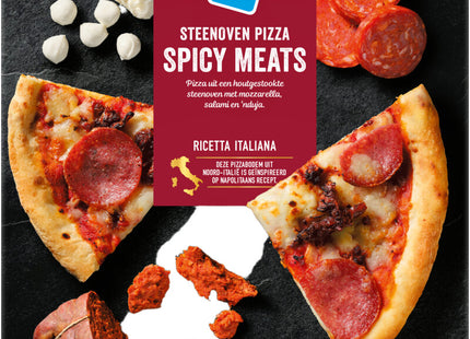 Steenoven pizza spicy meats