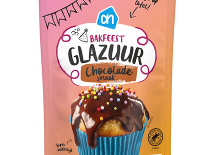 Bakfeest glazuur chocolade smaak