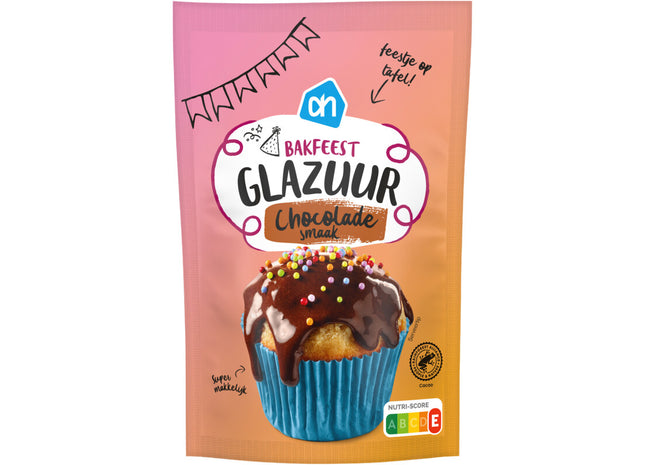 Bakfeest glazuur chocolade smaak