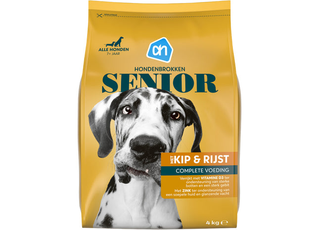 Hondenbrokken senior met kip & rijst