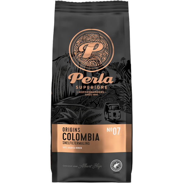 Perla Superiore Origins Colombia quick filter grinding