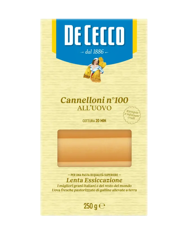 De Cecco Cannelloni mit Ei