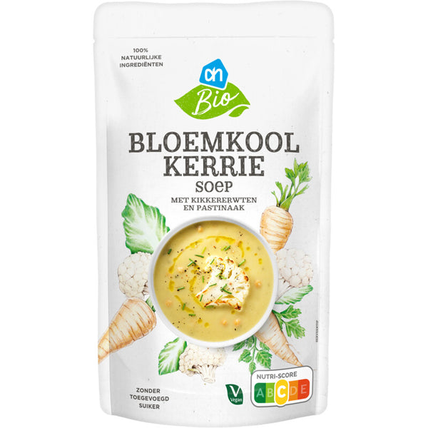 Biologisch Bloemkool kerrie soep