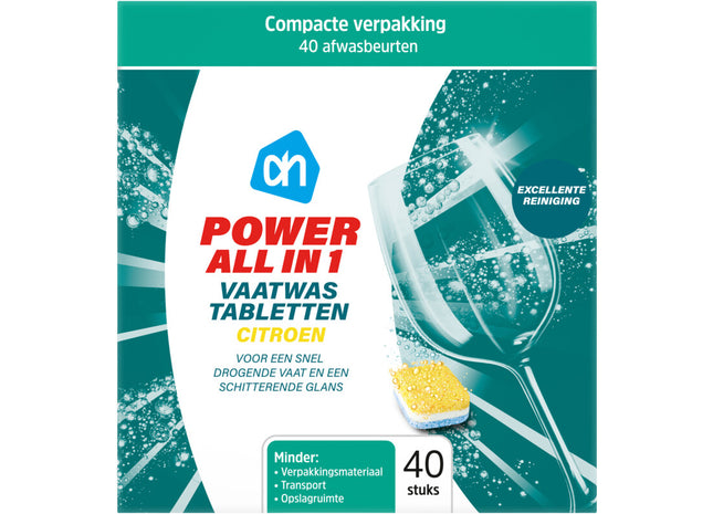 Vaatwastabs all-in-1 extra droog citroen