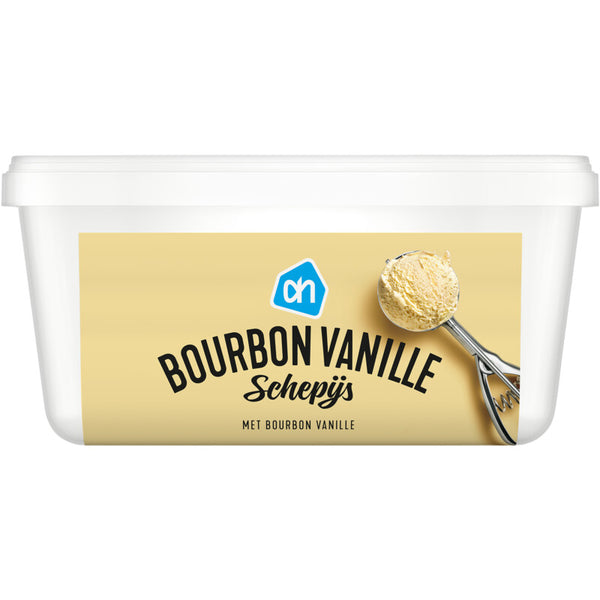 Scoop ice cream bourbon vanilla