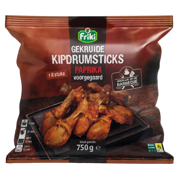 Friki Hähnchen-Drumsticks Paprika, vorgegart