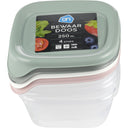 Bewaardoos 0.25ltr vierkant