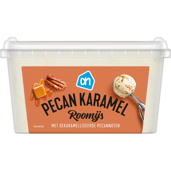 Cream ice pecan caramel