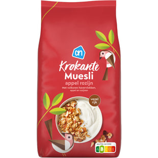 Krokante muesli appel rozijn