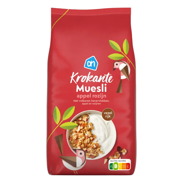 Knuspriges Müsli Apfel Rosine