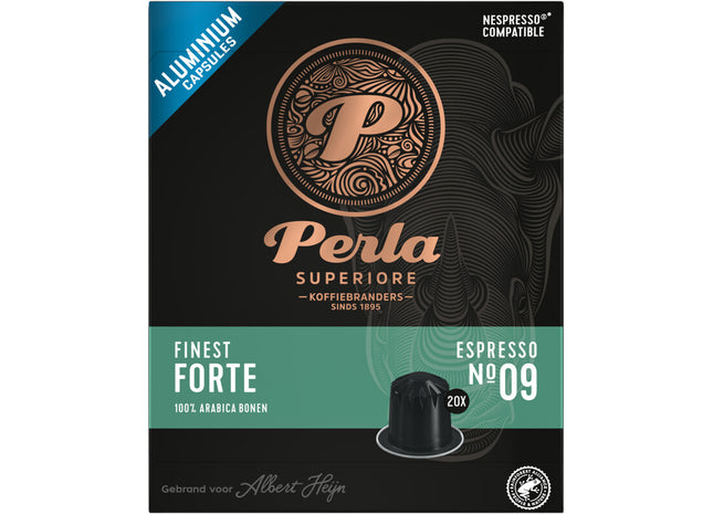 Perla Superiore Finest espresso forte capsules