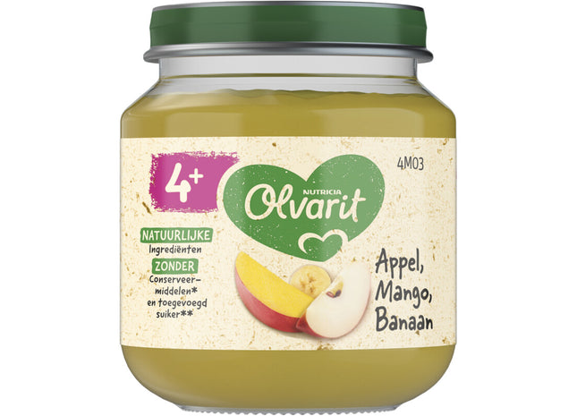 Olvarit Appel mango banaan 4m+