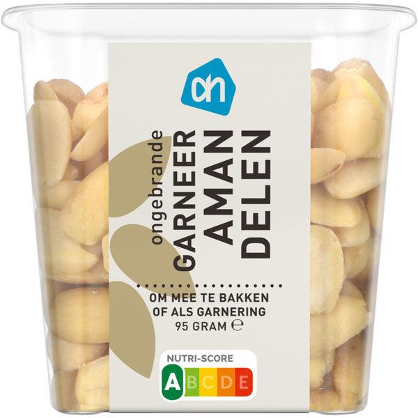 Ongebrande garneer amandelen