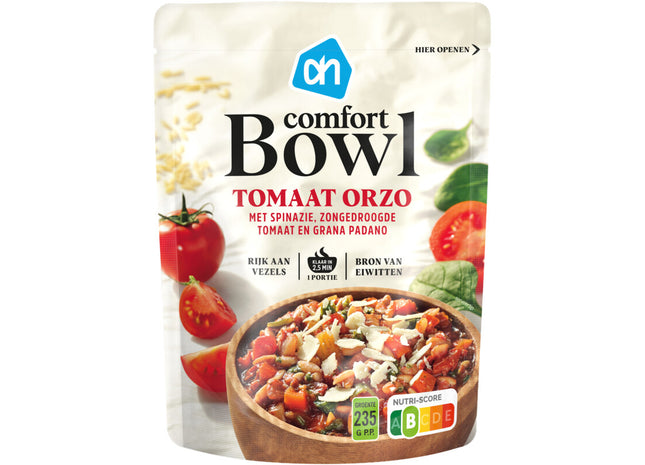 Comfort bowl tomaat orzo