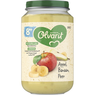 Olvarit Appel banaan peer 8m+