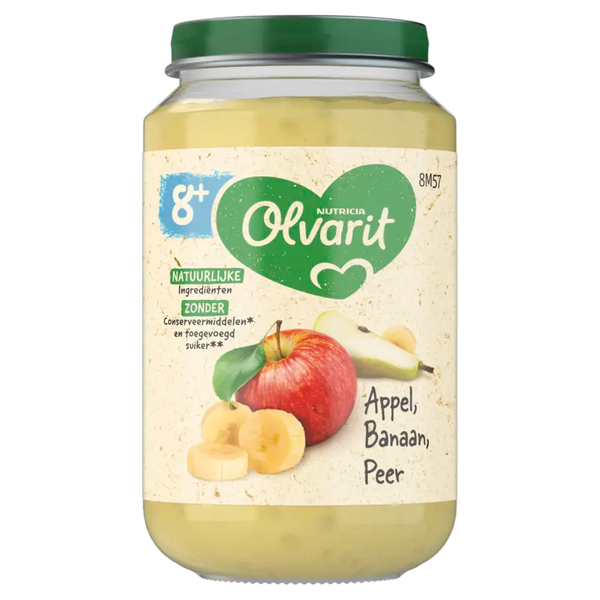 Olvarit Apfel Banane Birne 8m+