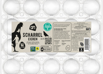 Verse scharreleieren M