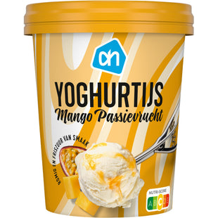 Yoghurtijs mango passievrucht