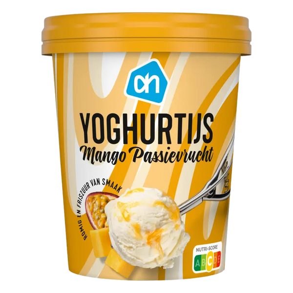 Yoghurtijs mango passievrucht
