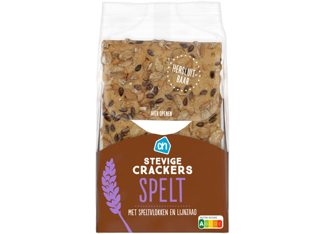 Stevige crackers spelt