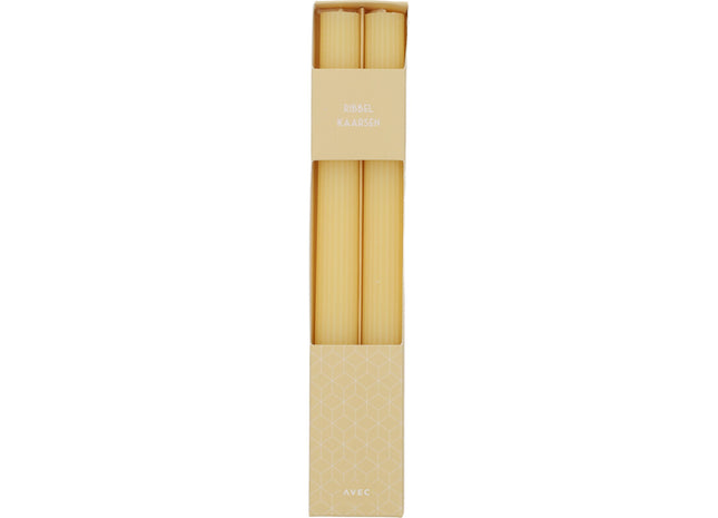 Avec Dinerkaars ribbel ivoor