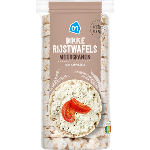 Dikke rijstwafels meergranen