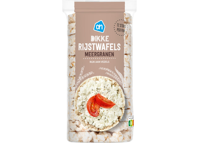 Dikke rijstwafels meergranen