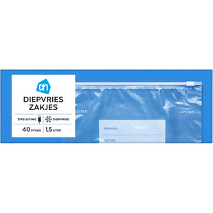 Diepvrieszakjes met zipsluiting middel