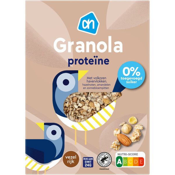 Granola proteïne 0% toegevoegd suiker