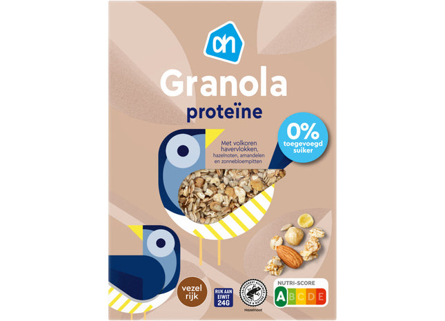 Granola proteïne 0% toegevoegd suiker