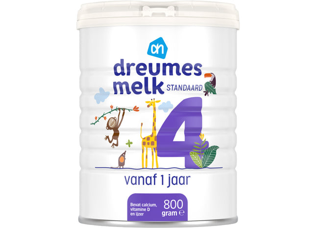 Dreumesmelk standaard vanaf 1 jaar