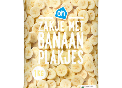 Zakje met banaan plakjes