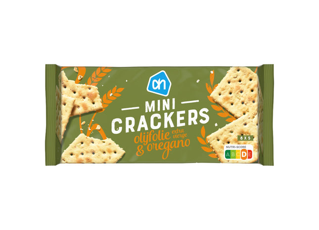 Mini crackers olijfolie & oregano