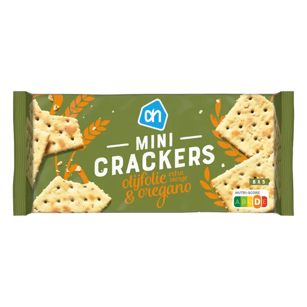 Mini crackers olijfolie & oregano