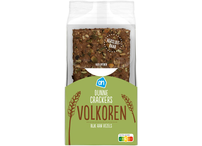 Dunne crackers volkoren