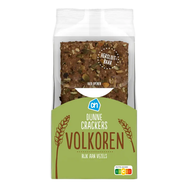 Dunne crackers volkoren