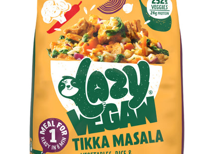 Lazy Vegan Tikka masala maaltijd