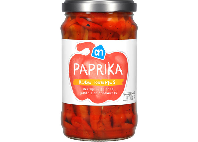 Paprika rode reepjes